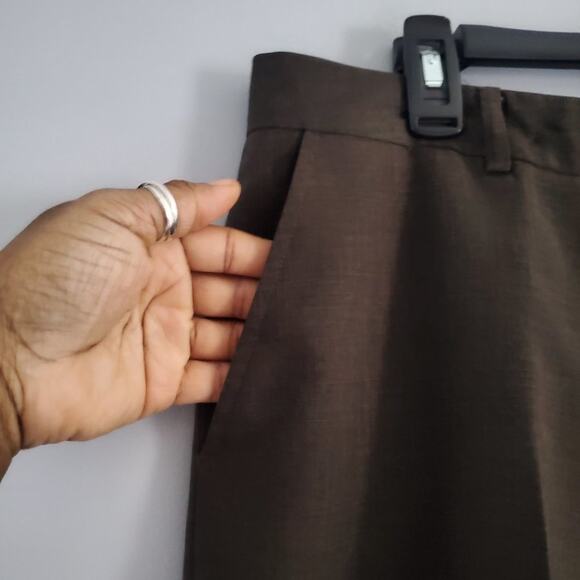 Doc & Amelia Brown Wide Leg Pants Size 14 - Picture 5 of 8